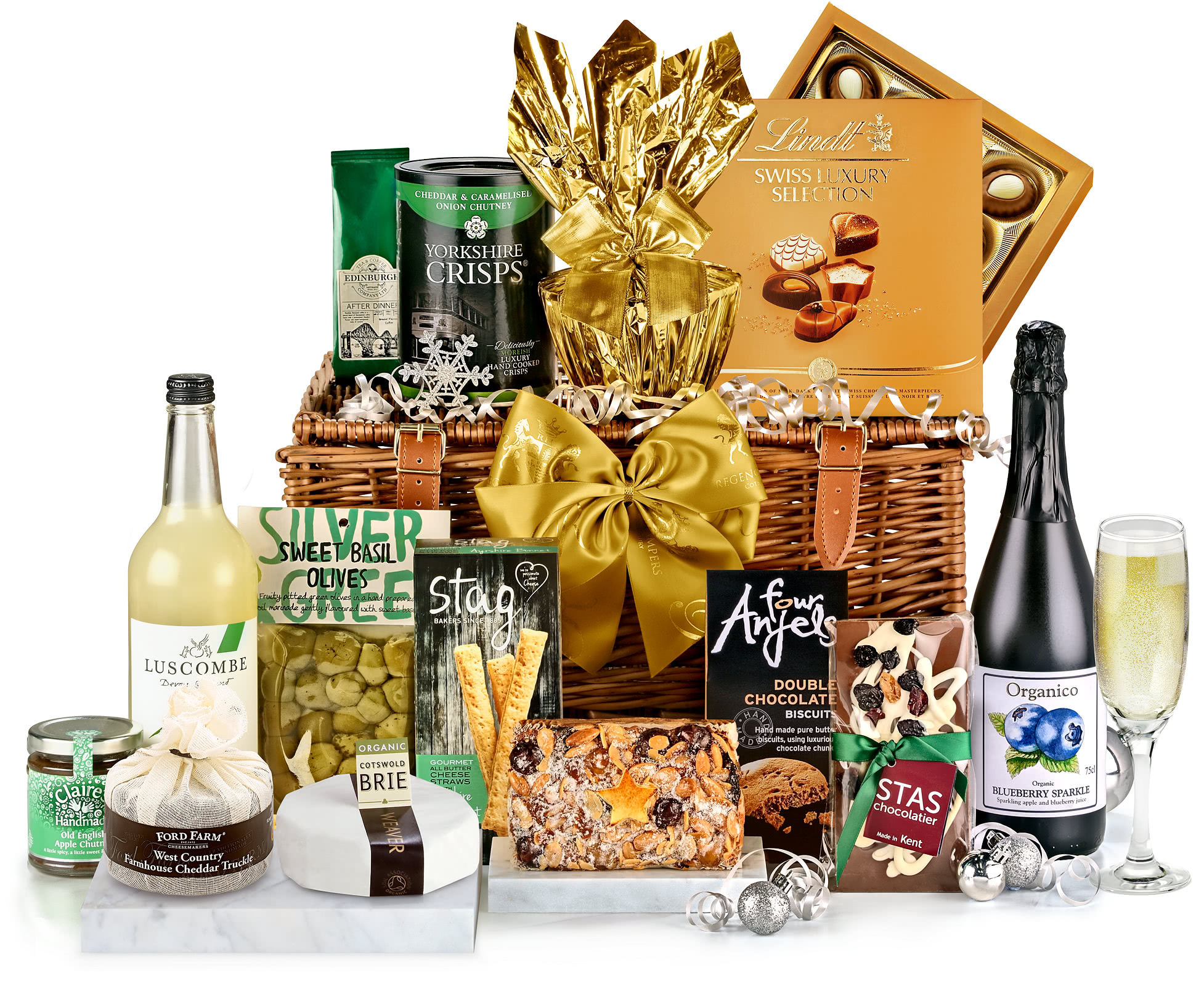 Christmas Surprise Hamper With AlcoholFree Pressés Regency Hampers